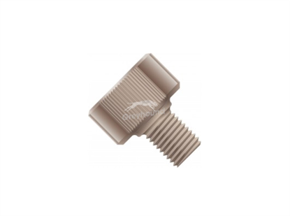 LiteTouch Male Nut PEEK 1/4-28 Natural, for 1/8"OD Tubing