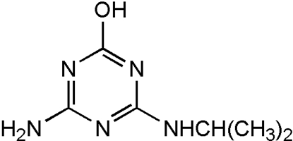 Atrazine desethyl-2-hydroxy ; MET-380D
