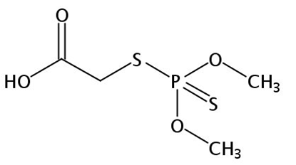 (Dimethoxythiophosphinoylthio)acetic acid