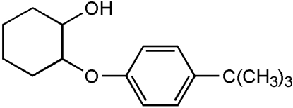 2-(4-tert-Butylphenoxy)cyclohexanol ; MET-858A