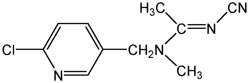 Picture of Acetamiprid ; Mospilan®; Saniprid®; Acer®; Aspilan®; PS-2219