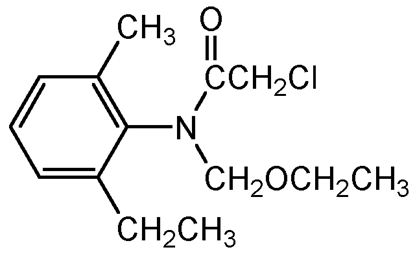 Acetochlor ; Harness Plus®; Surpass®; Trophy®; 2-Chloro-N-ethoxymethyl-6'-ethylacet-o-toluidide;; Acenite®; Erunite®; Sacemid®: PS-2040