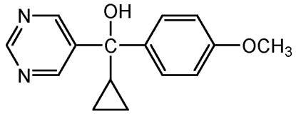 Ancymidol ; a-Cyclopropyl-a(p-methoxyphenyl); A-Rest®; Reducymol®; Quel®; PS-1008
