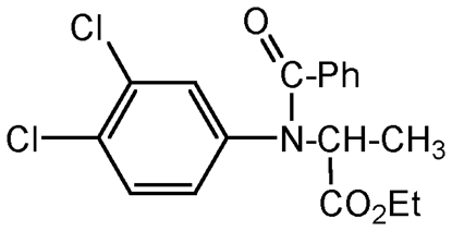 Benzoylprop ethyl ; Suffix®; Ethyl N-benzoyl-N-(3;4-dichlorophenyl)-DL-alaninate; PS-2079; F2493