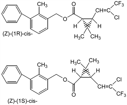 Bifenthrin ; 2-Methylbiphenyl-3yl-methyl (Z)-(1RS)-cis-3-(2-chloro-3;3;3-trif; Brigade®; Talstar®; PS-2003