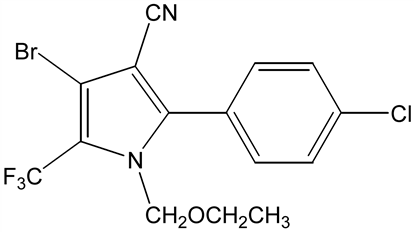 Chlorfenapyr ; 4-Bromo-2-(4-chlorophenyl)-1-ethoxymethyl-5-trifluoromethylpyrro; PS-2171