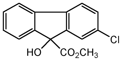 Chlorflurecol-methyl ester ; Methyl 2-chloro-9-hydroxyfluorene; Chlorflurenol methyl; Curbiset®; Maintain A®; Maintain CF 125®; PS-1022