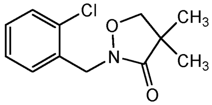 Command ; Clomazone; 2-(2-Chlorophenyl)methyl-4;4-dimethyl-3-isoxazolidino; PS-2001
