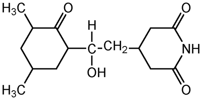 Cycloheximide ; 3-[2(3.5-Dimethyl-2-oxocyclohexyl)-2 hydroxyethyl]-glutarimide; Acti-Aid®; PS-1002