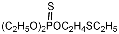 Demeton O ; Di-septon; O;O-Diethyl O-2-(ethylthio)ethyl phosphorothioate; Diethyl 2-eththioethyl thionophosphate; PS-661