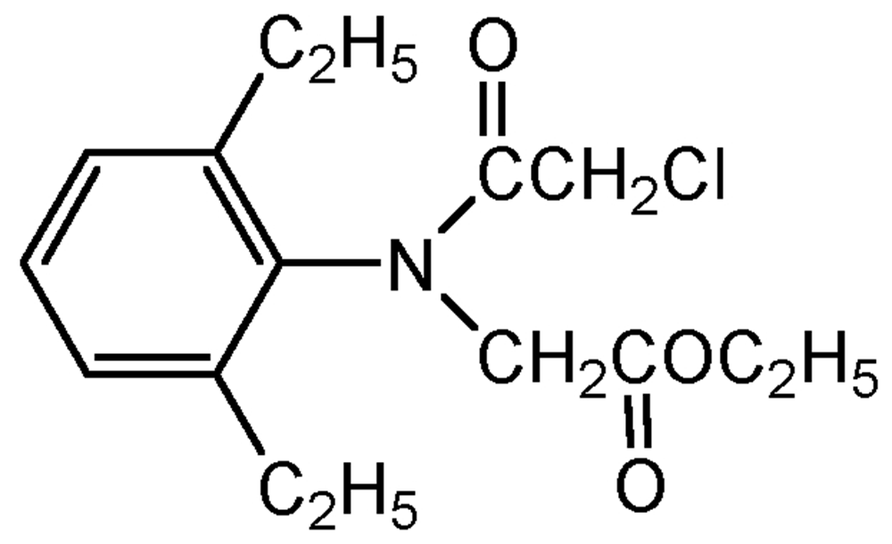 Picture of Diethatyl ethyl ; N-Chloroacetyl-N-(2.6-diethylphenyl); Antor®; PS-1006