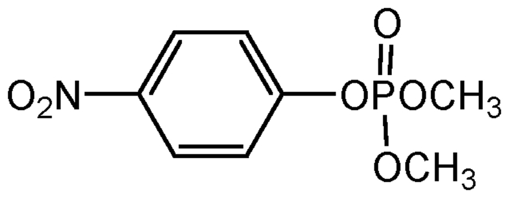 Picture of Dimethyl-p-nitrophenylphosphate ; Methyl paraoxon; Parathionmethyl O-analog; PS-613; F2245