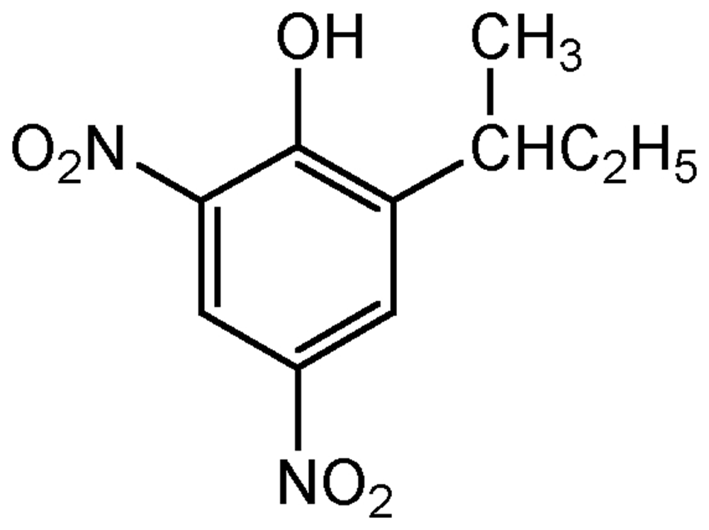 Picture of Dinoseb ; 2.4-Dinitro-6-sec-butylphenol; DNBP; Premerge®; NNOSBP®; Elgetol 318®; PS-56; F964