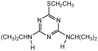 Dipropetryn ; 2-Ethylthio-4.6-di(isopropylamino)-1.3.5-triazine; Sancap®; PS-411
