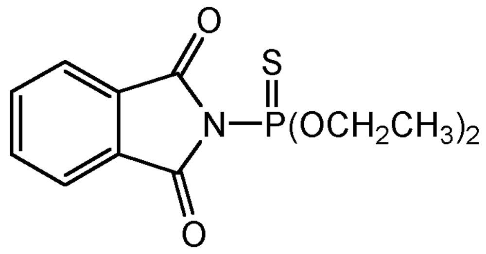 Picture of Ditalimfos ; Laptran®; Plondrel®; O;O-Diethyl phthalimidophosphonothioate; PS-2127