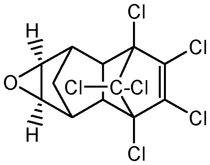 Endrin ; 1.2.3.4.10.10-Hexachloro-6.7-epoxy-1.4.4a.5.6.7.8.8a-octahydro-1; PS-77; F98