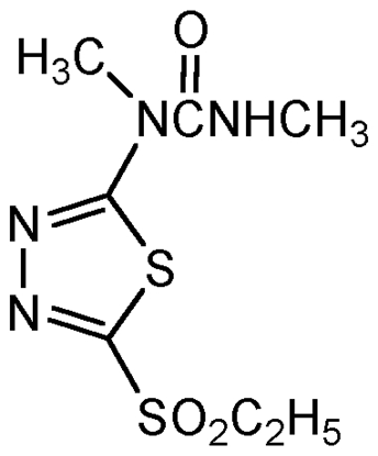 Ethidimuron ; Ustilan®; 1-(5-Ethylsulfonyl-1;3;4-thiadiazol-2-yl)-1;3-dimethylurea; PS-2061