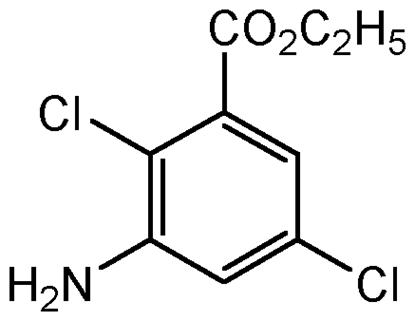Ethyl-3-amino-2.5-dichlorobenzoate ; 3-Amino-2.5-dichlorobenzoic acid; ethyl ester; Chloramben ethyl ester; PS-326