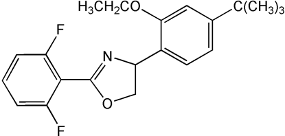 Etoxazole ; (RS)-5-tert-Butyl-2-[2-(2;6-difluorophenyl)-4;5-dihydro-1;3-oxaz; PS-2257