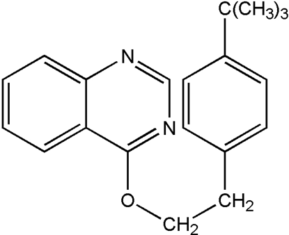 Fenazaquin ; 4-tert-Butylphenethyl quinazolin-4-yl ether; PS-2258