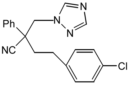 Fenbuconazole ; Indar®; Enable®; Govern®; 4-(4-Chlorophenyl)-2-phenyl-2-[1H-1;2;4-triazol-1-yl)methyl]buta; alpha-(3-(4-Chlorophenyl)ethyl-alpha-phenyl-(1H-1;2;4-triazole)-; PS-2072