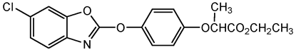 Fenoxaprop ethyl ; ()-Ethyl-2-[4-(6-chloro-2-benzoxazolyloxy)phenoxy]; Acclaim; Depon®; Excel®; Furore®; Option®; Whip®; PS-1088
