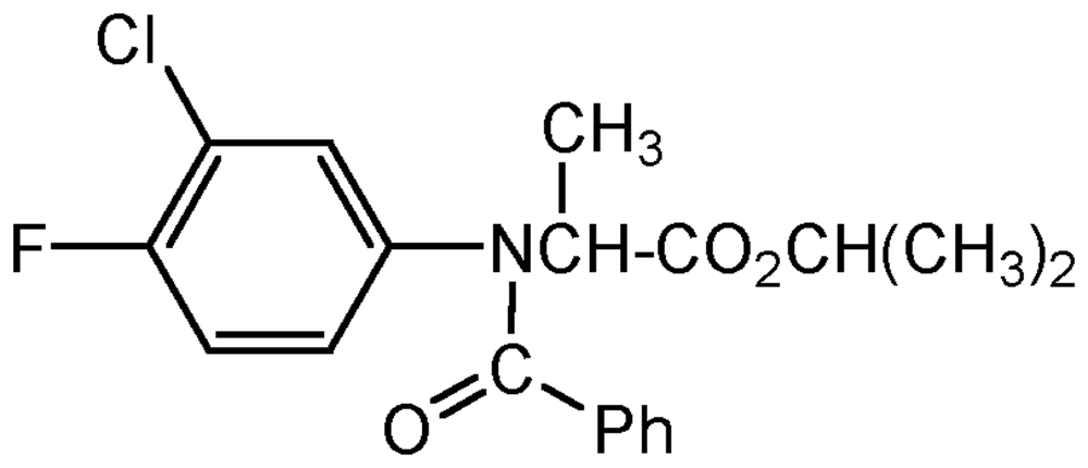 Picture of Flamprop isopropyl ; PS-2037