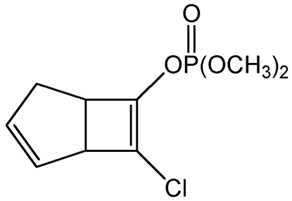 Heptenophos ; Heptenofos; Hostaquick®; Hostavik®; Ragadan®; 7-Chlorobicyclo(3.2.0)hepta-2;6-dien-6-yl dimethyl phosphate; PS2225