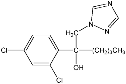 Hexaconazole ; Hexaconazole; (RS)-2-(2;4-Dichlorophenyl)-1-(1H-1;2;4-triazol-1-yl)hexan-2-ol; Anvil®; Planete Aster®; Bullet®; Amizol®; Canvil®; PS-2157