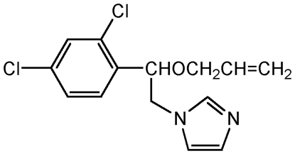 Imazalil ; ()-1-(B-Allyloxy-2;4-dichlorophenylethyl)imidazole; Deccozil®; Flo-Pro®; Florasan®; Freshgard®; Fungaflor®; Fungazil®: Fecundal®; Chloramizol®; 1-[2-(2;4-Dichlorophenyl)-2-(2-propenyloxy)ethyl]-1H-imidazole; PS-2043