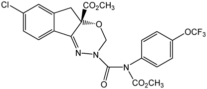 Indoxacarb ; Methyl (S)-N-[7-chloro-2;3;4a;5-tetrahydro-4a-(methoxycarbonyl)i; PS-2230