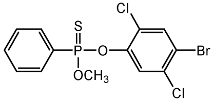 Leptophos ; O-(4-Bromo-2.5-dichlorophenyl)-O-methylphenyl phosphonothioate; Phosvel®; Abar®; Lepton®; PS-677; F2117