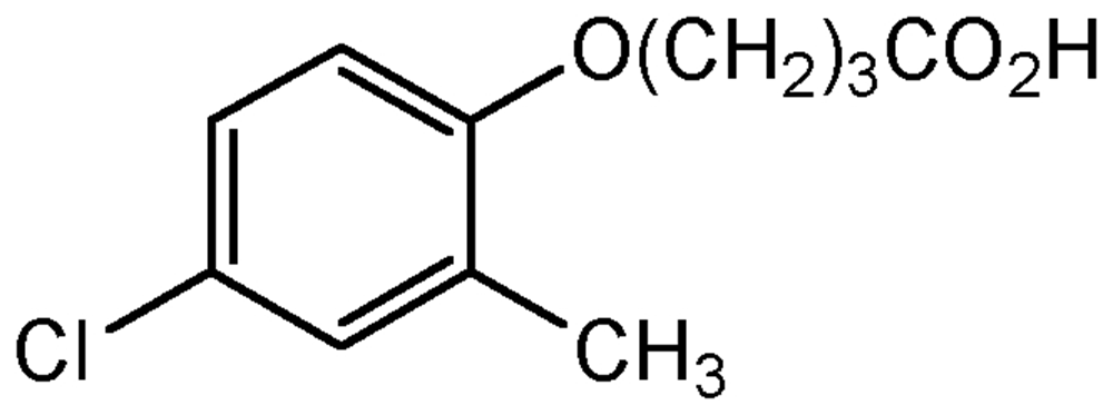 Picture of MCPB ; 4-(2-Methyl-4-chlorophenoxy) butyric acid; Thistrol®; Cantrol; Tropotox®; PS-307