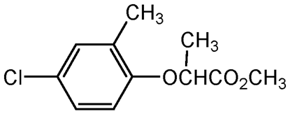 Mecoprop methyl ester ; MCPP methyl ester; 2-(4-Chloro-2 methylphenoxy)propanoic acid me; PS-1106; F969