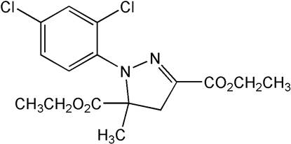 Mefenpyr-diethyl ; Diethyl (RS)-1-(2;4-dichlorophenyl)-5-methyl-2-pyrazoline-3;5-di; PS-2287