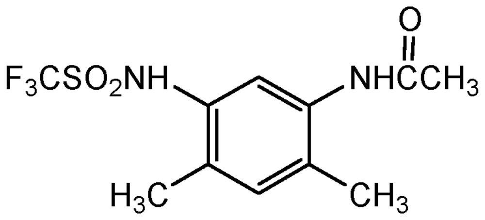 Picture of Mefluidide ; Embark®; Trim-Cut®; N-2;4-Dimethyl-5-[[(trifluoromethyl)sulfonyl]amino]phenyl] aceta; PS-2050