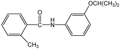 Mepronil ; Basitac®; 3'-Isopropoxy-2-methylbenzanilide; 2-Methyl-N-(3-(1-methylethoxy)phenyl) benzamide ; PS-2227