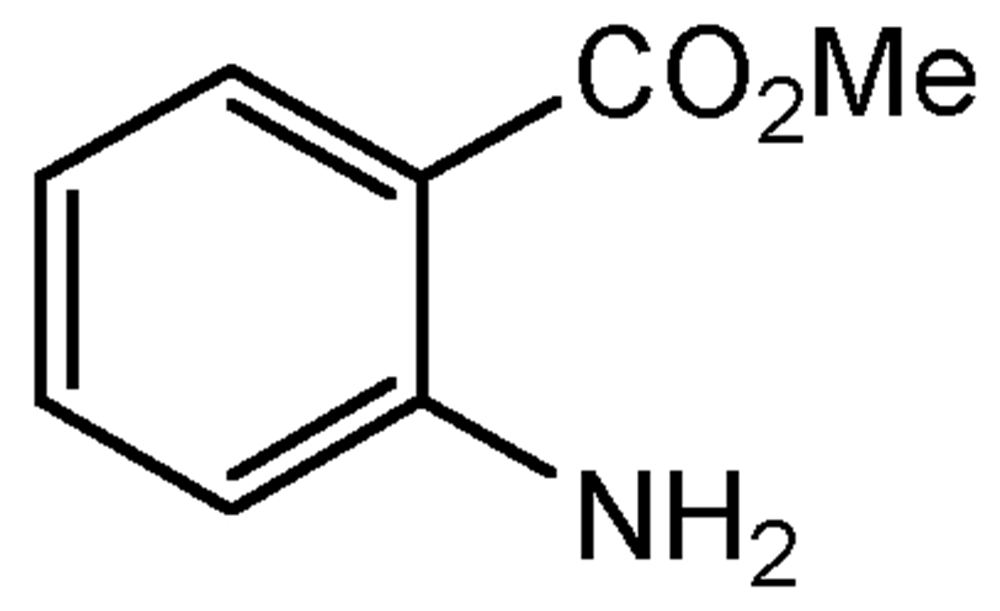 Picture of Methyl anthranilate ; 2-Aminobenzoic acid methyl ester; PS-2055
