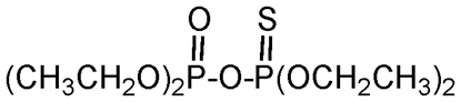Monothiono TEPP ; Tetraethyl monothiopyrophosphate; Fosarbin; MTST; Phosarbin; Pirofos; Pyrophos; Tetraethyl ester thiodiphosphoric acid; PS-2181