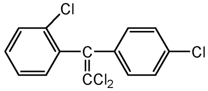 o.p'-DDE ; 1.1-Dichloro-2-(o-chlorophenyl)-2-(p-chlorophenyl)ethane; PS-695; F2306
