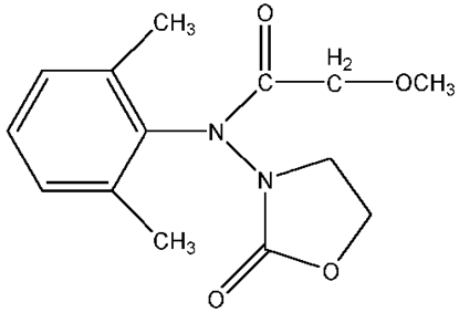 Oxadixyl ; Anchor®; Sandofan®; 2-Methoxy-N-(2-oxo-1;3-oxazolidin-3-yl)aceto-2';6'-xylidide; N-(2;6-Dimethylphenyl)-2-methoxy-N-(2-oxo-3-oxazolidinyl)acetami; PS-2137