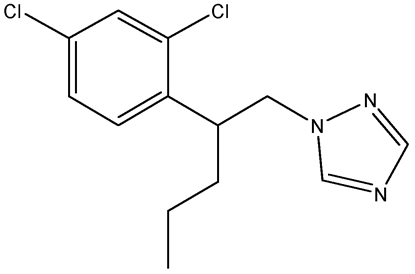 Penconazole ; Ofir®; Onmex®; Pine gel; Regal gel; Topaz®; 1-(2-(2;4-Dichlorophenyl)pentyl)-1H-1;2;4-triazole; PS-2207