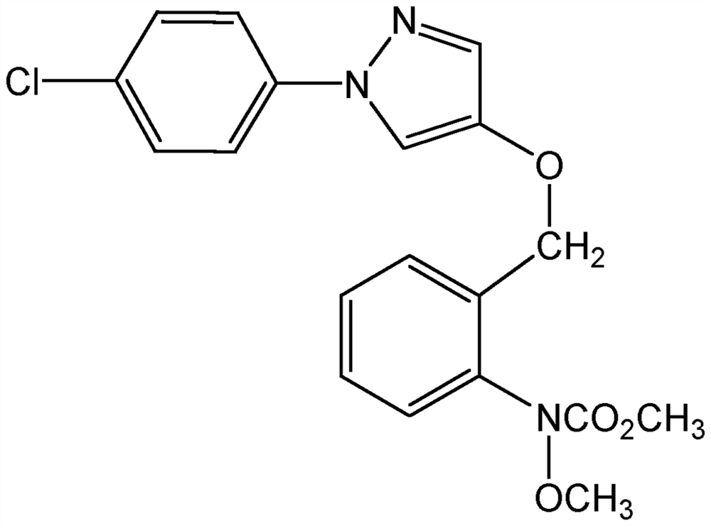Picture of Pyraclostrobin ; Cabrio EG®; Methyl N-{2-[1-(4-chlorophenyl)-1H-pyrazol-3-; PS-2235