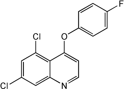 Quinoxyfen ; 5;7-Dichloro-4-quinolyl 4-fluorophenyl ether; 5;7-Dichloro-4-(4-fluorophenoxy)quinoline; PS-2284