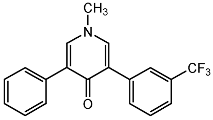 Sonar (TM) ; 1-Methyl-3-phenyl-5-(3-trifluoromethyl)phenyl)-4(1H)-pyridinone; Fluridone; PS-1070; F2231