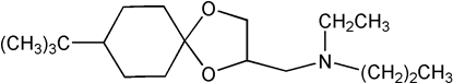 Spiroxamine ; 8-tert-Butyl-1;4-dioxaspiro[4.5]decan-2 ylmethyl(ethyl)(propyl)a; PS-2293