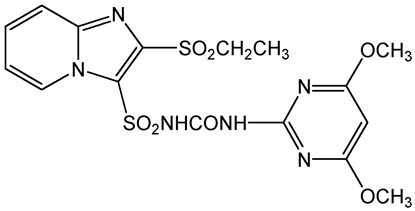 Sulfosulfuron ; Sundance®; Monitor®; Outrider®; 1-(2-Ethylsulfonylimidazo[1;2a]pyridin-3-ylsulfonyl)-3-(4;6-dime; Maverick®; PS-2224