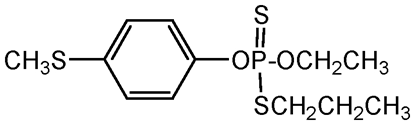 Sulprofos ; O-Ethyl-O-[4-(methylthio)phenyl]-Spropyl; Bolstar®; Helothion®; PS-1018; F2056