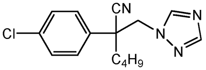 Systhane; a;n-Butyl-a-(4-chlorophenyl)-1H-1;2;4-triazole-1-propanenitrile; Myclobutanil; PS-2006