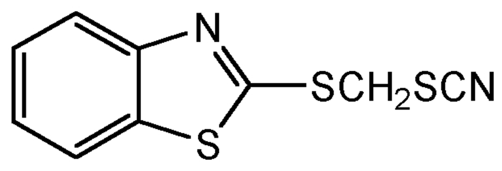 Picture of TCMTB ; Busan 30A; 2-(Thiocyanomethylthio)benzothiazole; PS-2021; F2385